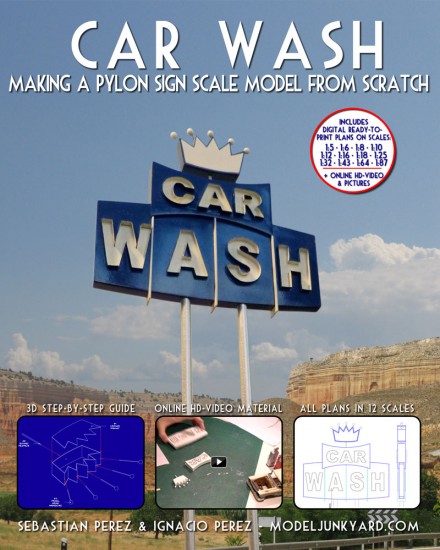 car-wash-neon-sign-scale-model-blueprints-book