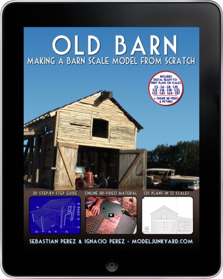 Old Barn – Making a barn scale model from scratch [ebook]